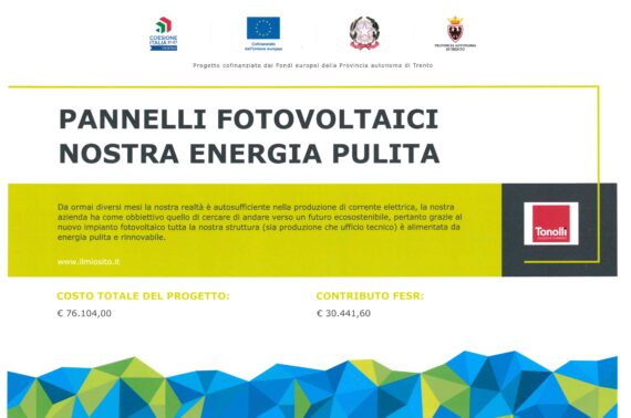 PANNELLI FOTOVOLTAICI – LA NOSTRA ENERGIA PULITA